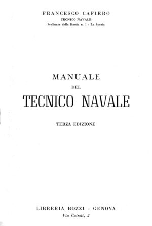 Manuale del Tecnico Navale – 1957